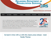 Tablet Screenshot of okrehab.org